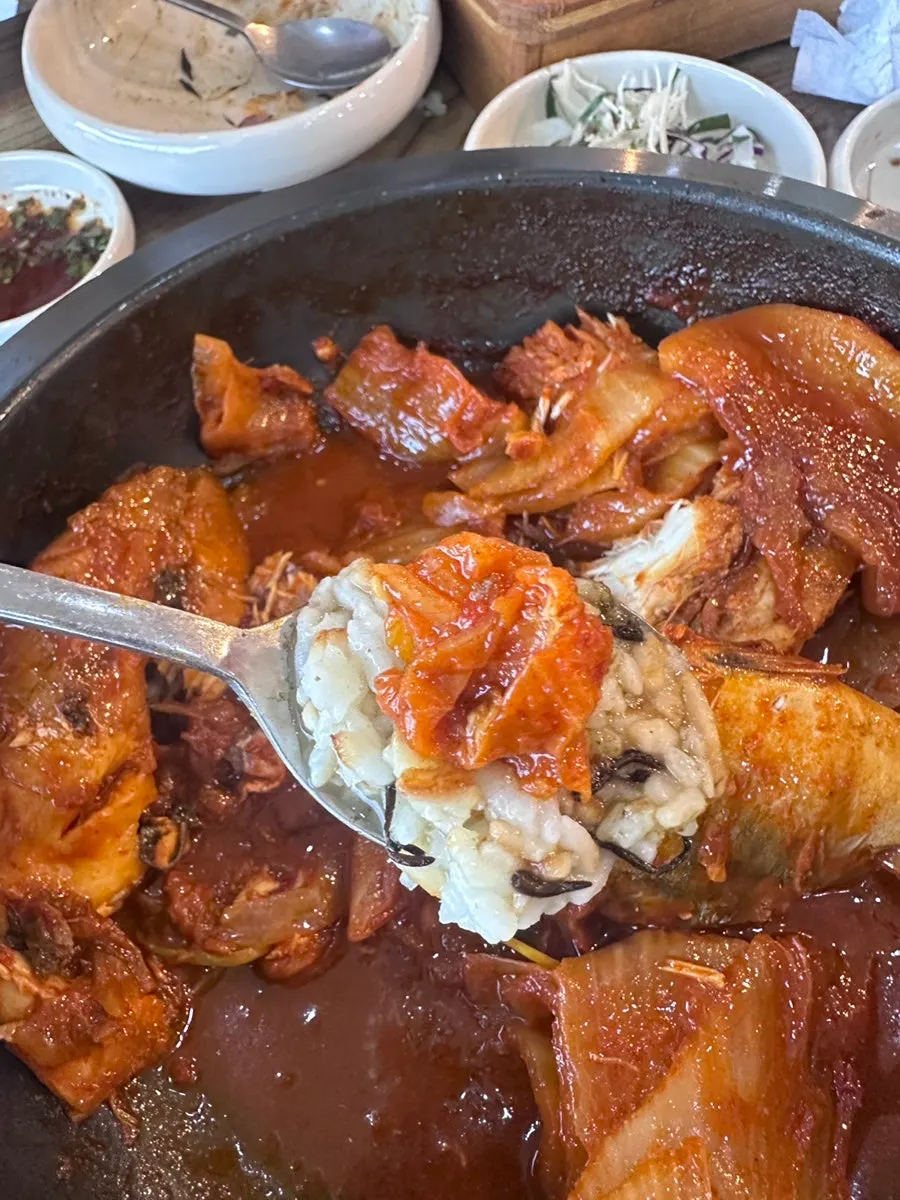 전복돌솥밥 한 숟갈