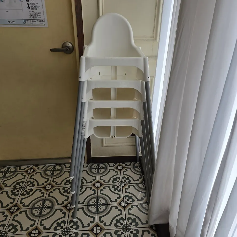 Restaurant with baby chairs for family customers