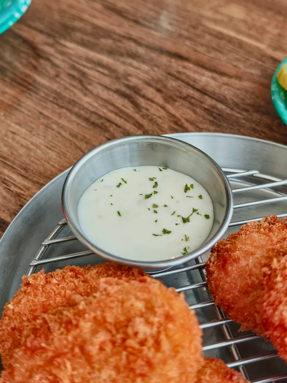 Freshly fried, crispy croquettes