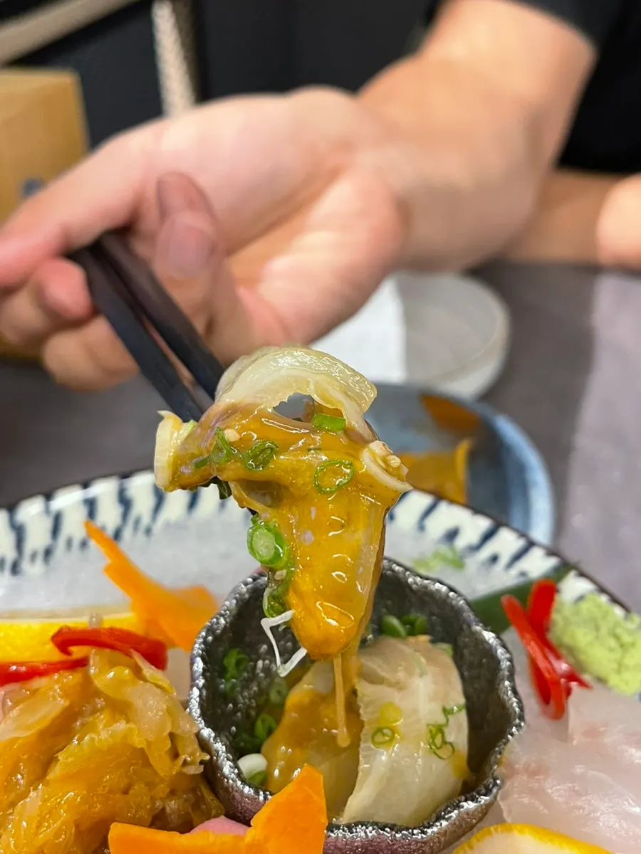 Konowata muchim served in a small bowl