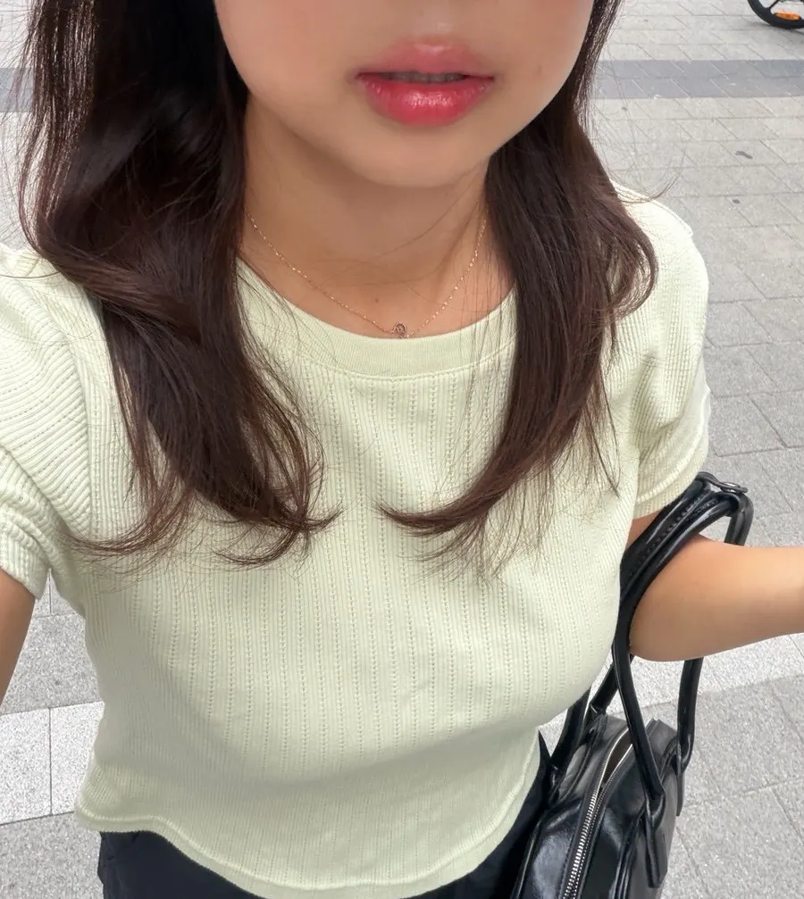 매트브라운 염색 후 전신 거울 컷