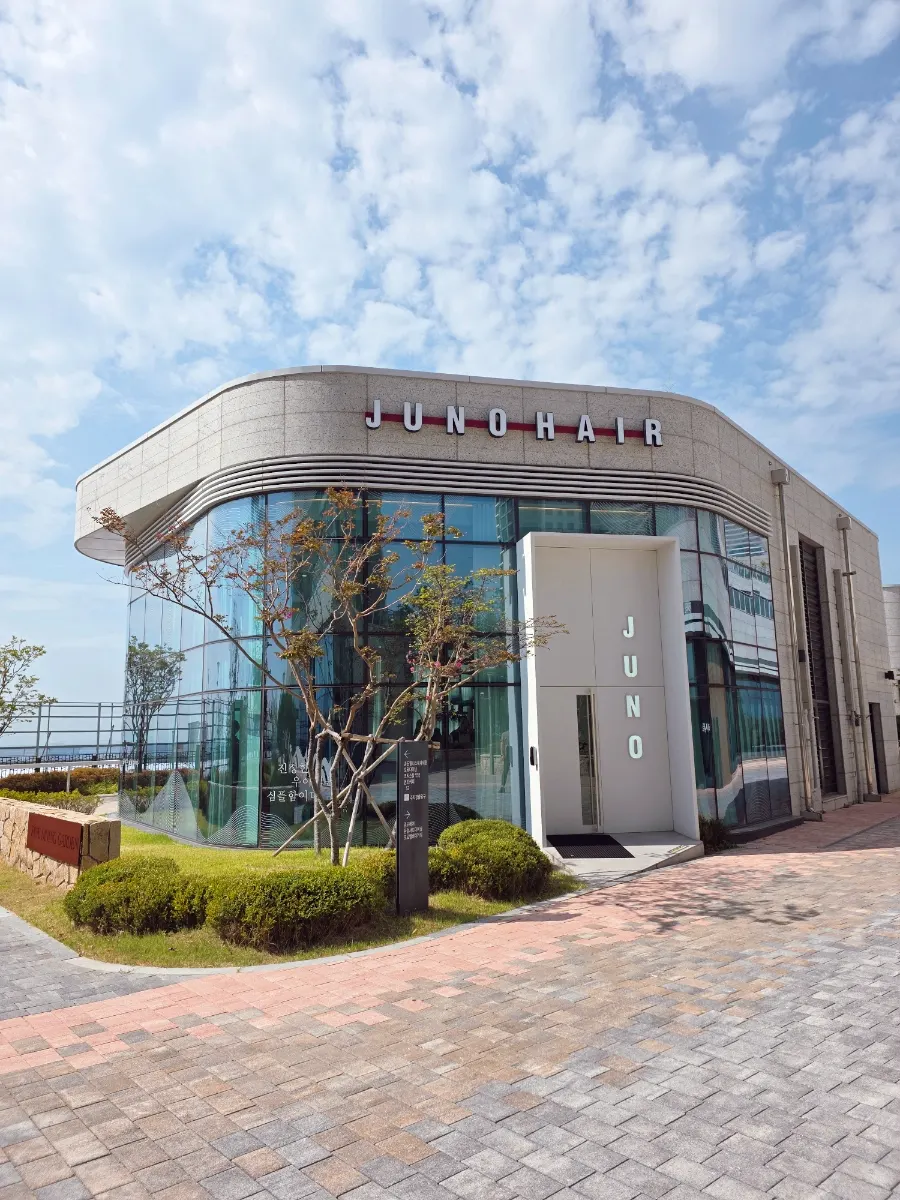 준오헤어 송도크리스탈오션점 간판
