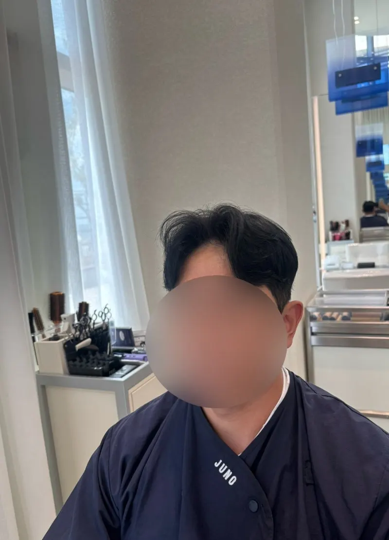 펌 열처리 중인 모습