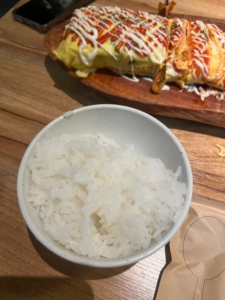 Generous portion of the aged kimchi pork cutlet nabe