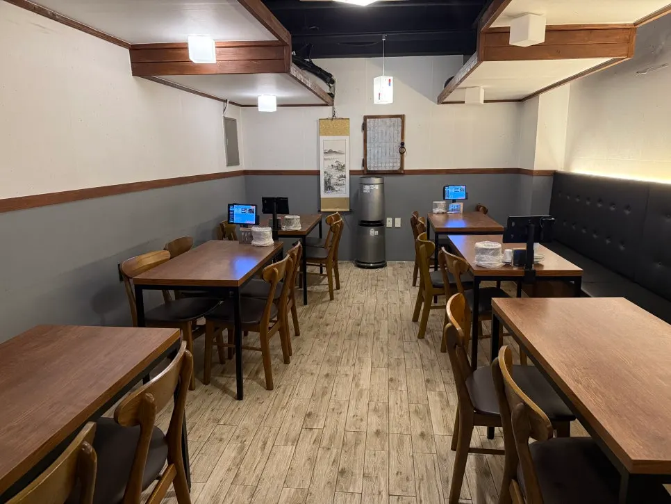 주상낙원 동탄북광장점 내부 좌석