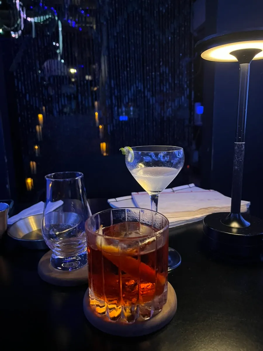Off-menu negroni made on request