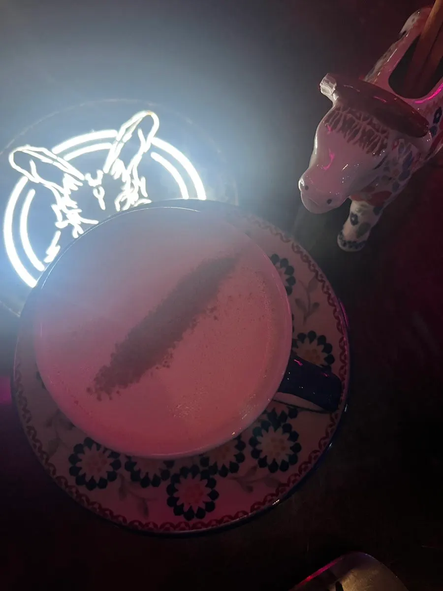 Ox cocktail billowing with smoke