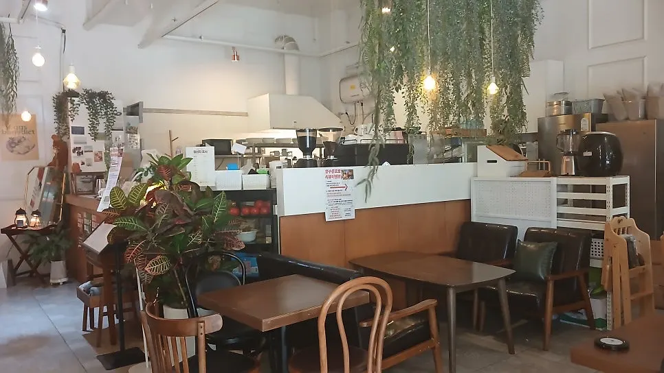 Comfortable café interior