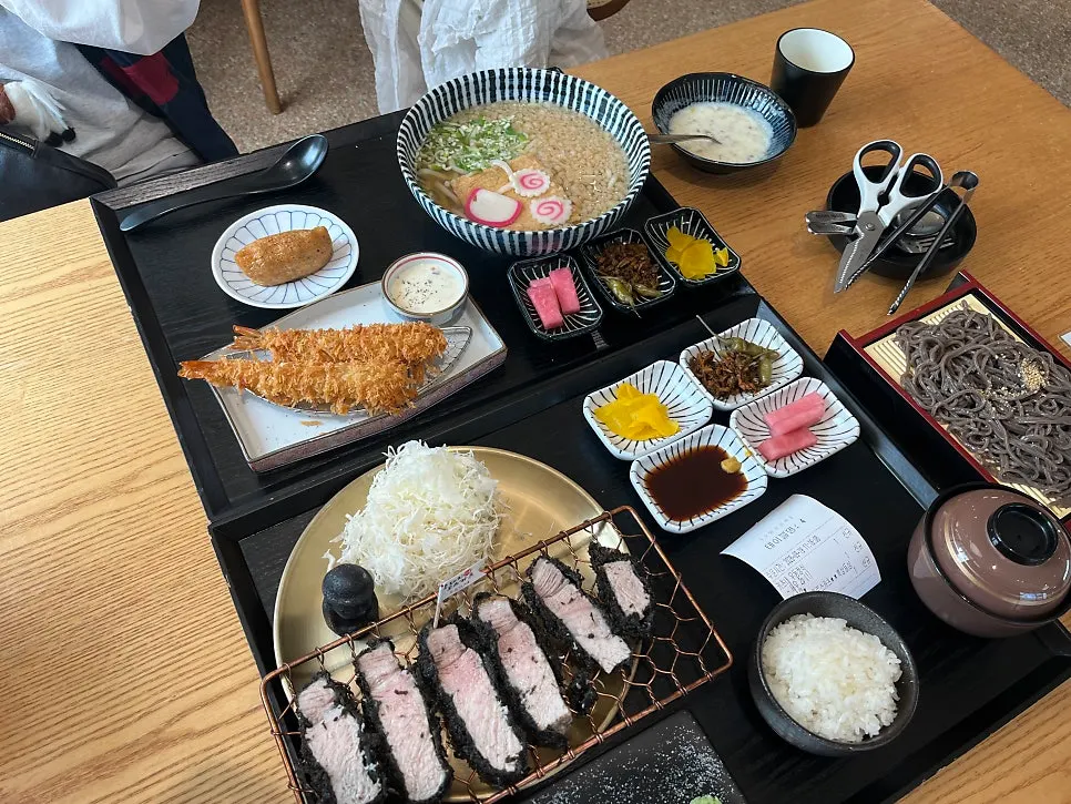 유유카츠 카츠 메뉴판