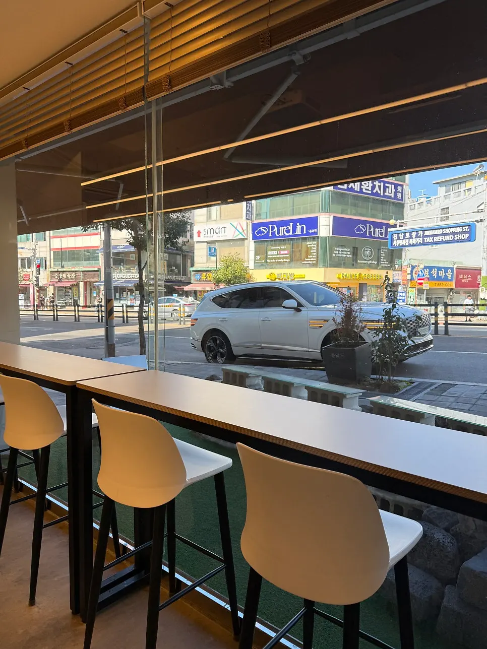 Interior view of the shop