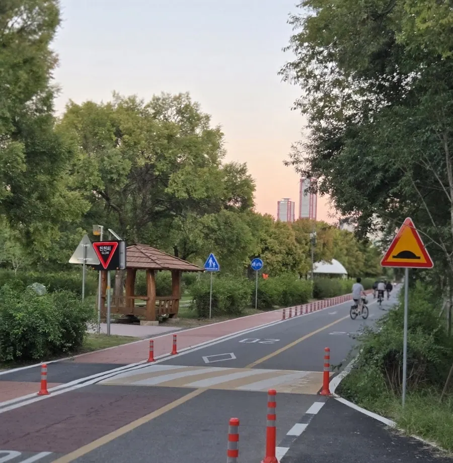 Sunset view from Han River Park