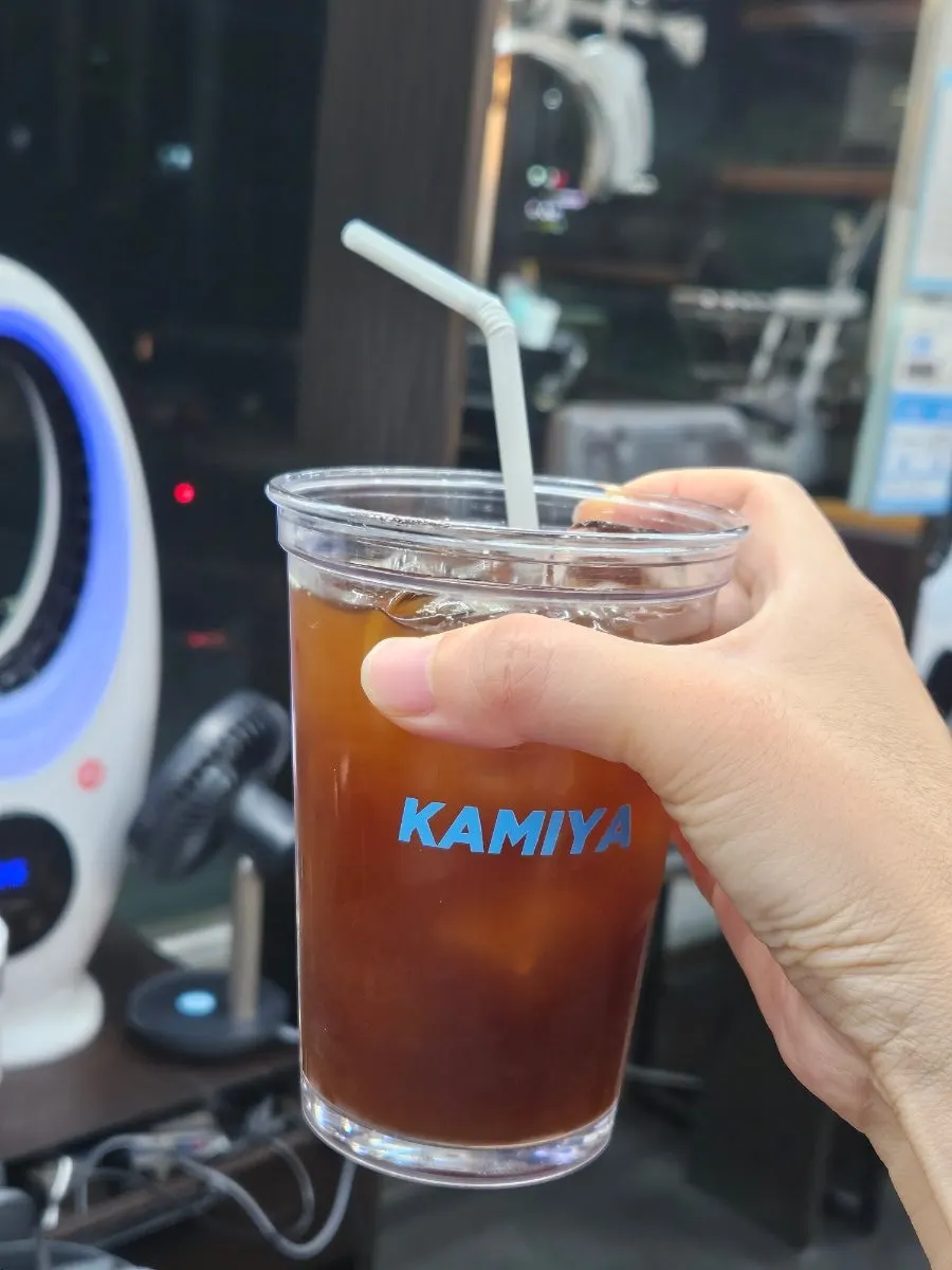 시술 중 제공된 시원한 음료