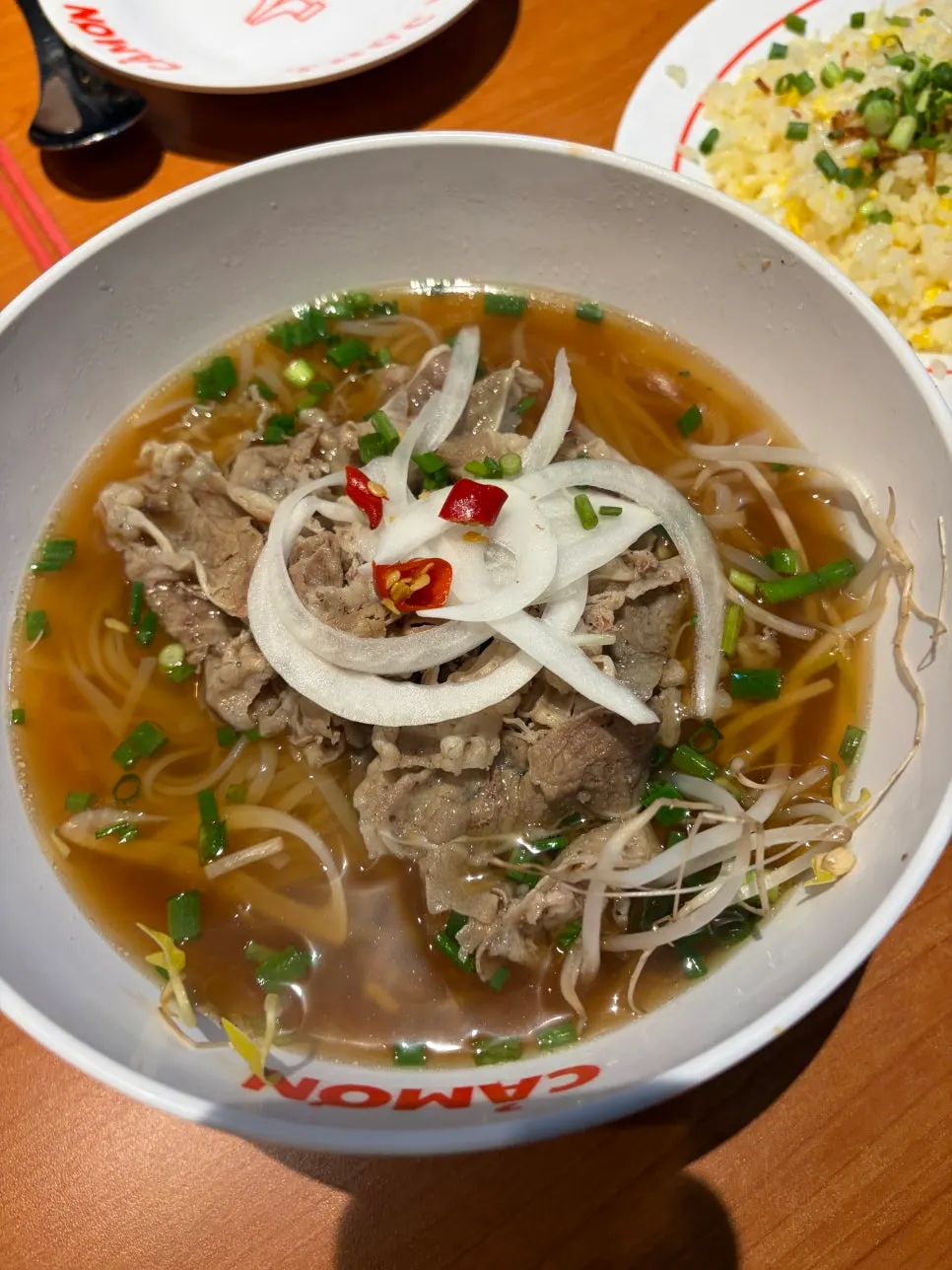 A bowl of Kkamon's signature pho
