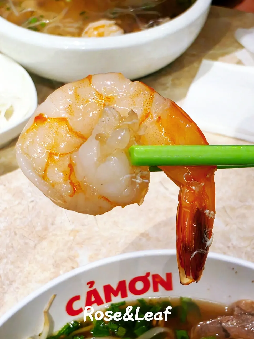 Shrimp in the squid pho