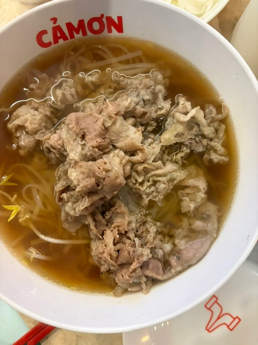 까몬 정자점에서 서빙된 음식