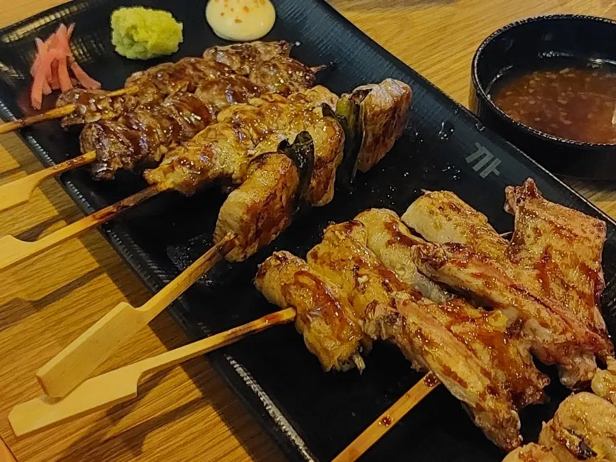 통마늘과 은행 꼬치