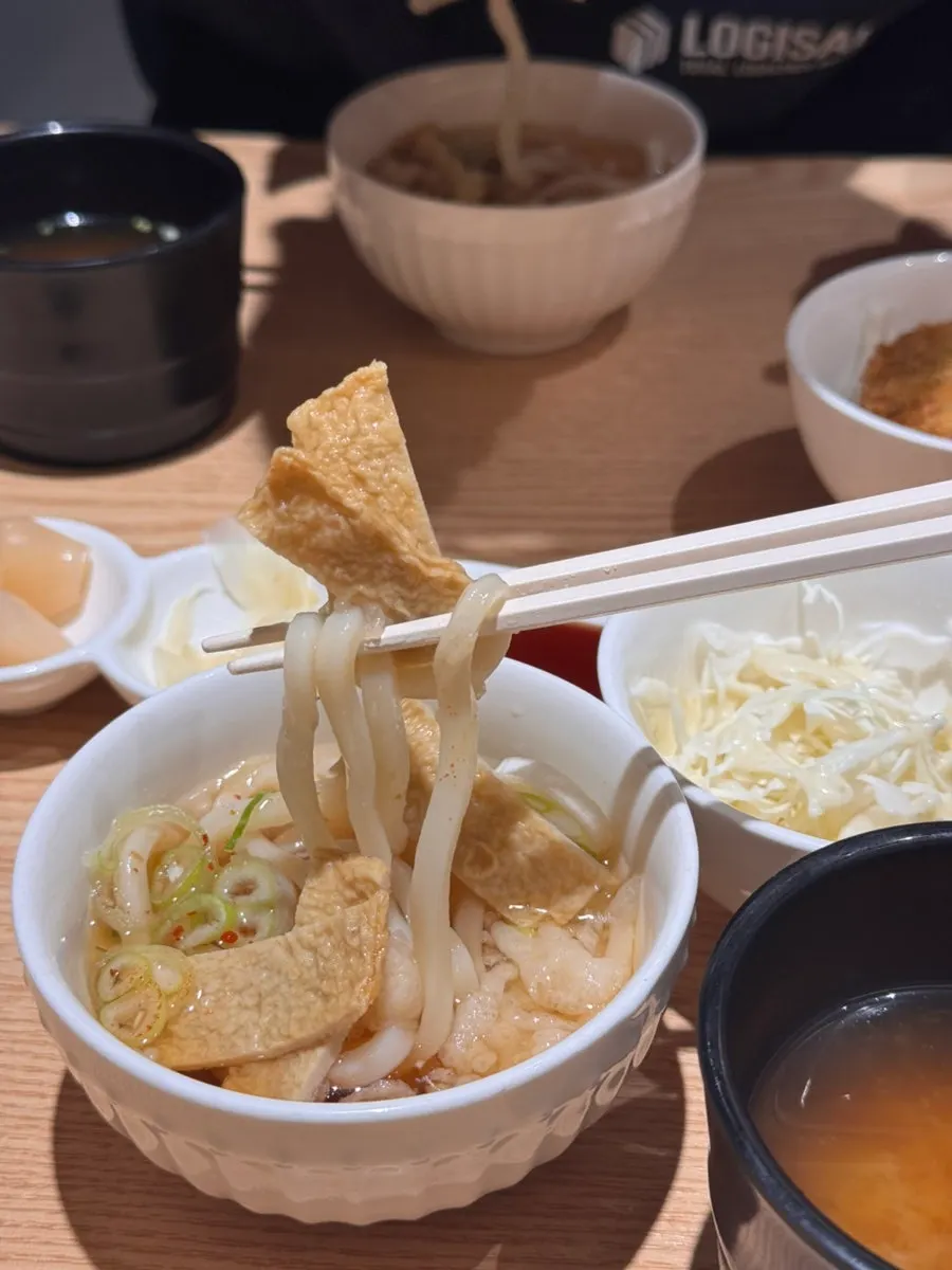 세트에 포함된 미니우동