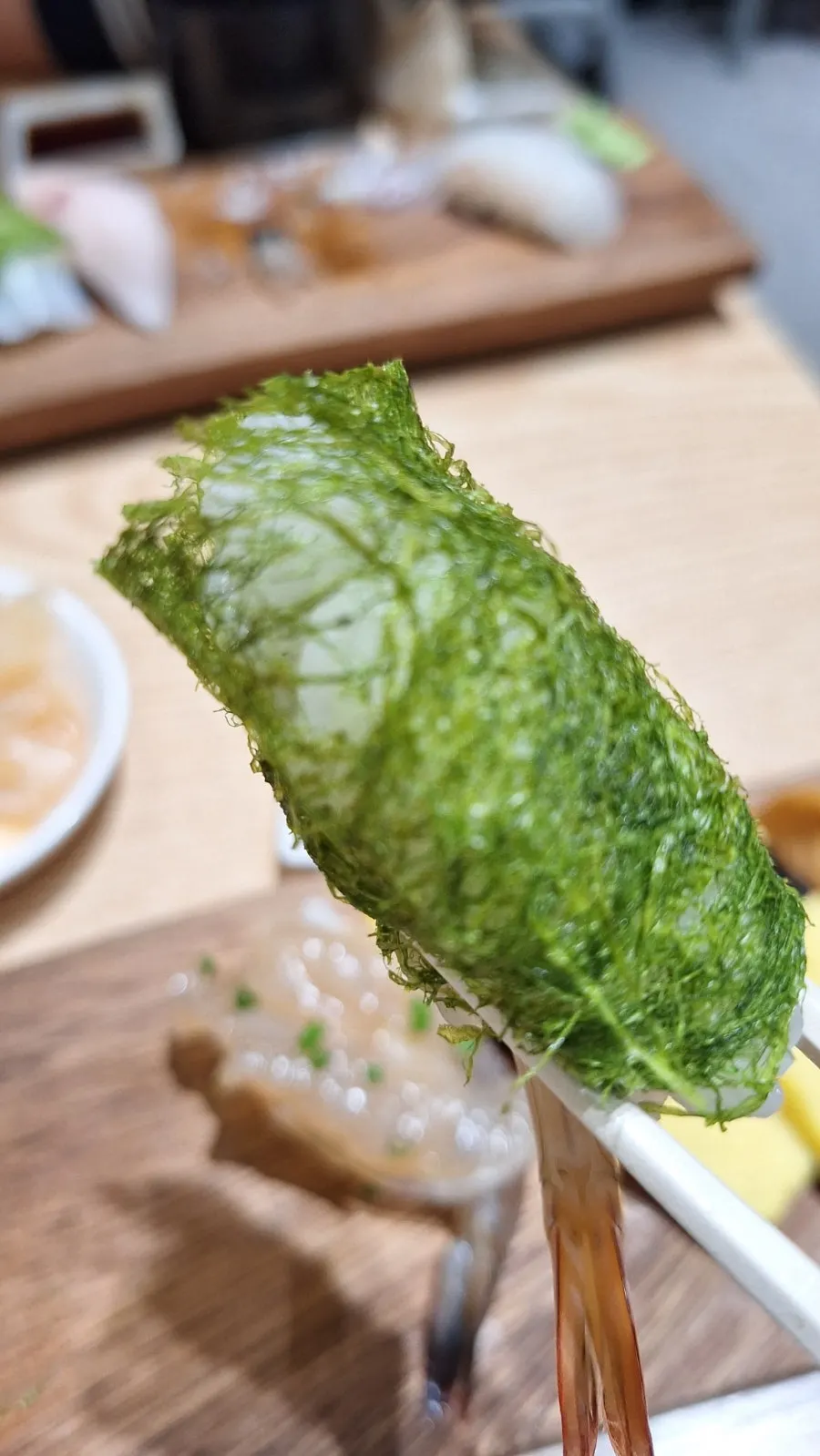 니키리간장 수제소스와 초밥