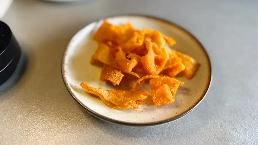 Starter snack set out on the room table