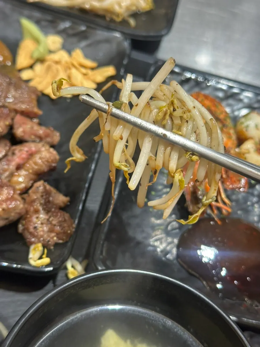 철판계란이 놓인 1인 프리미엄 세트