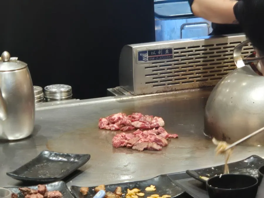 카렌 스테이크와 숙주볶음