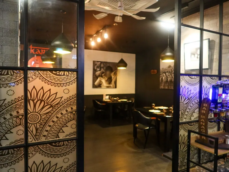 Spacious interior of Kari with a private room