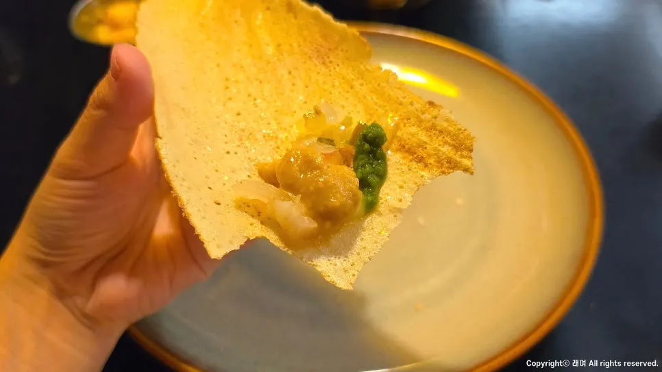 소스를 올려 맛본 마살라도사