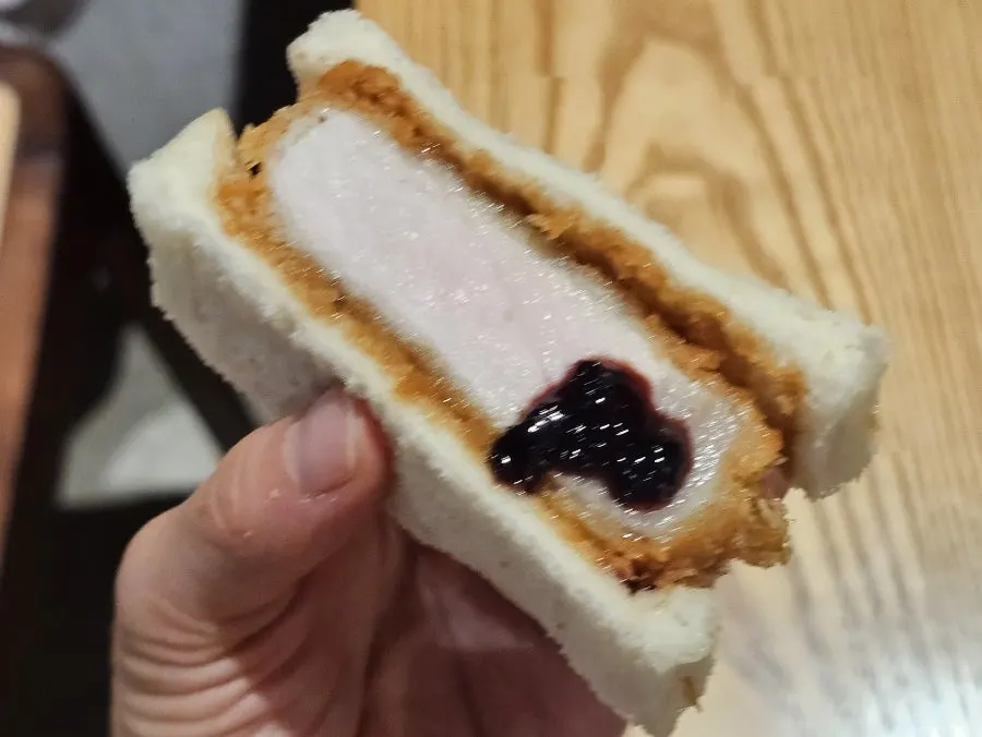 오디잼에 찍어 먹는 카츠산도
