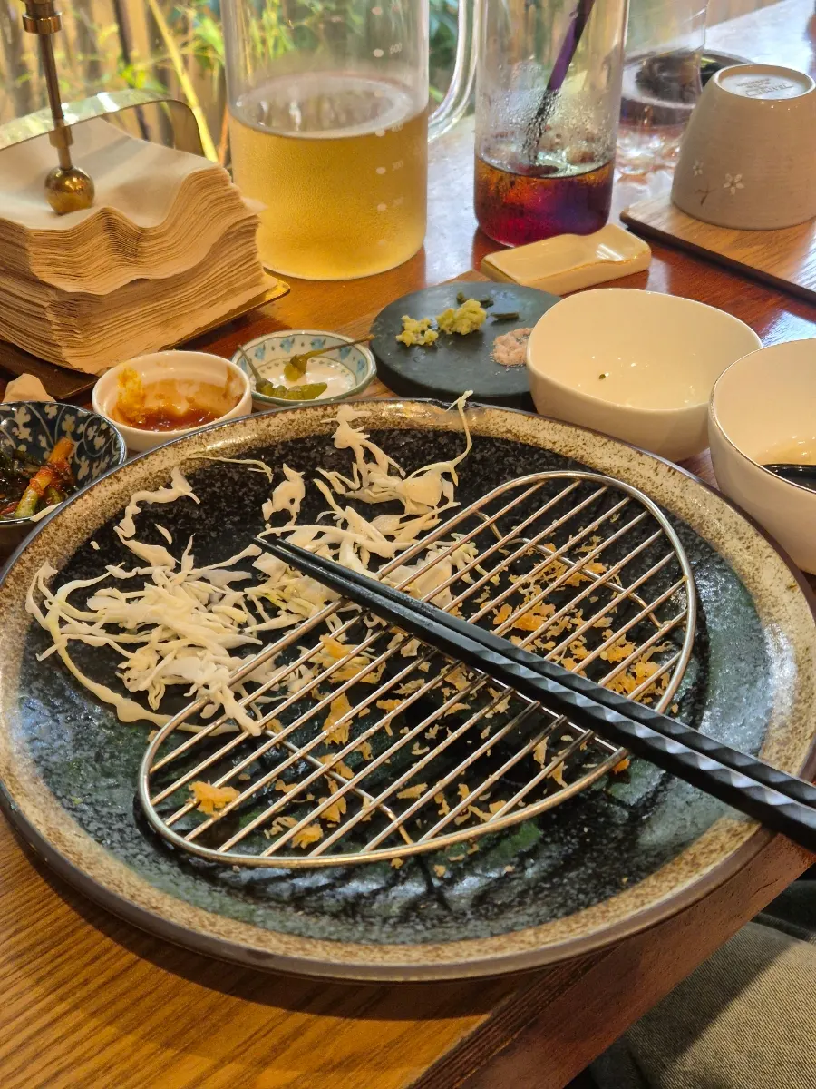 카츠키친의 카츠 소개가 담긴 매장 안내