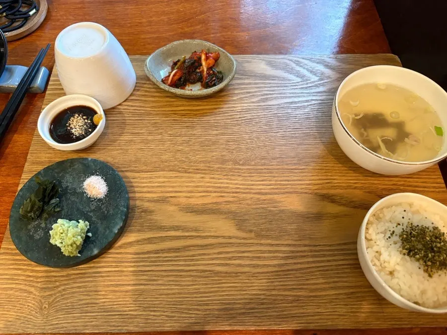 Katsu Kitchen's tonkatsu menu board