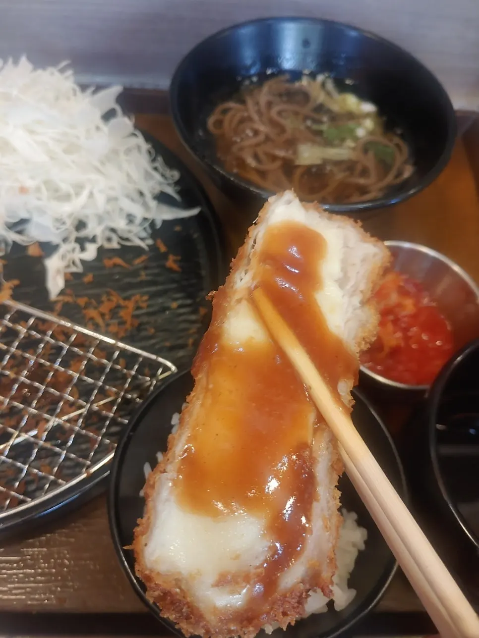 친구가 주문한 안심 히레카츠