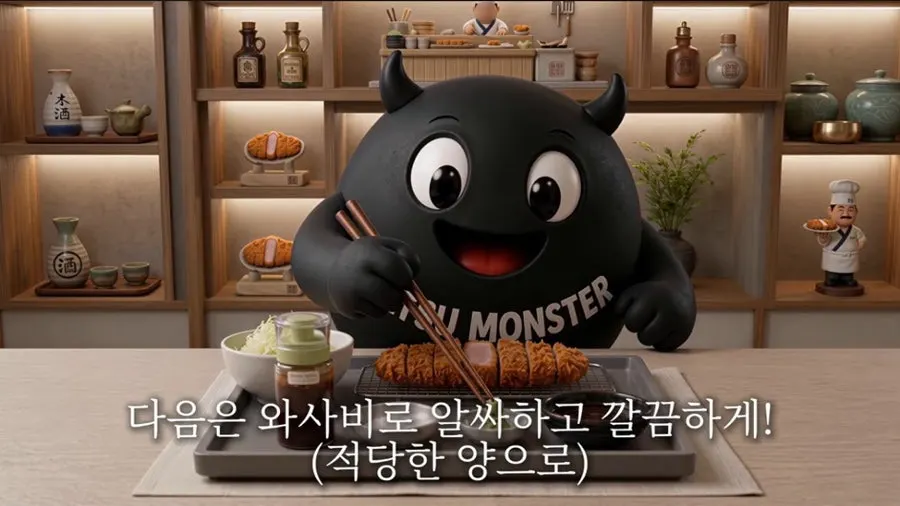 Screen showing how to eat with salt and chili flakes