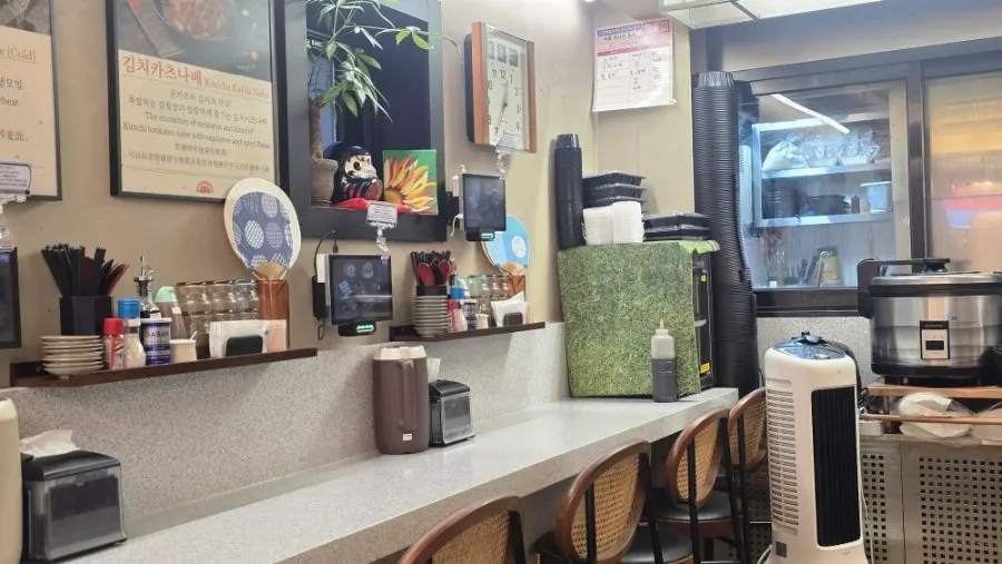 Pemandangan luar toko Katsu Monster Yeonnam Main Branch