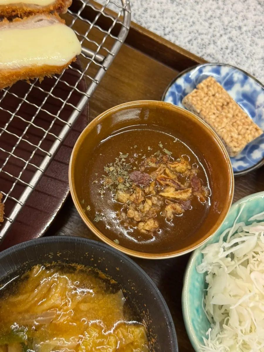 Spicy curry served with rice