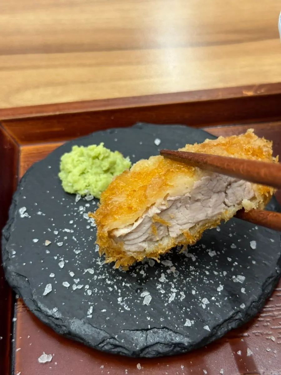 One extra piece of tenderloin katsu ordered as a side