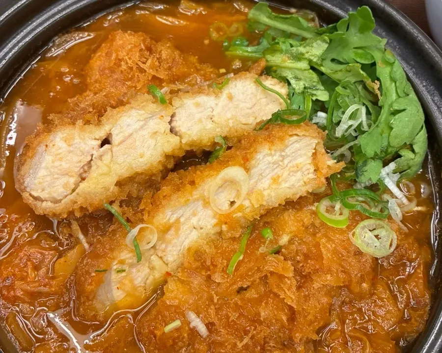 ゆず低温熟成とんかつの断面