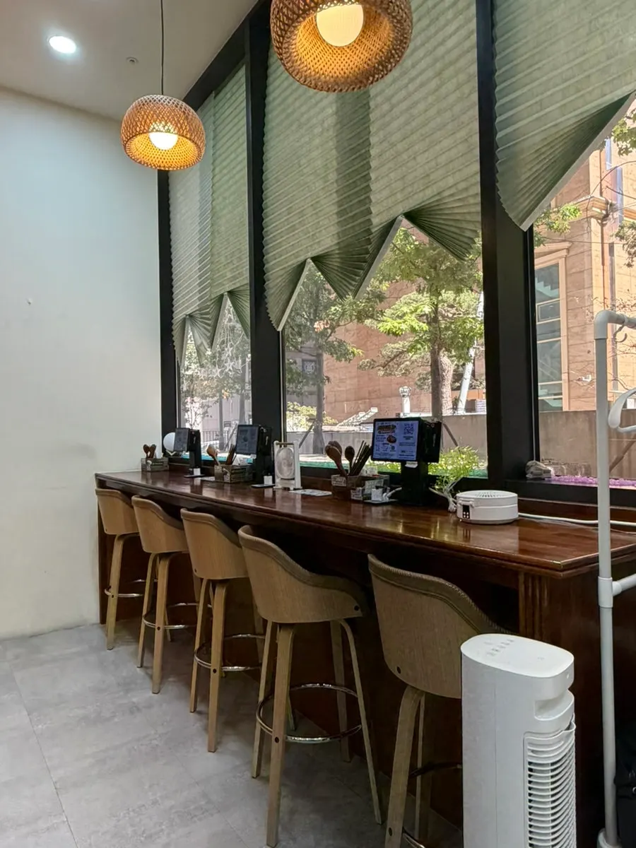 Seating at Katsu Shokudou Suyu, comfortable for solo dining