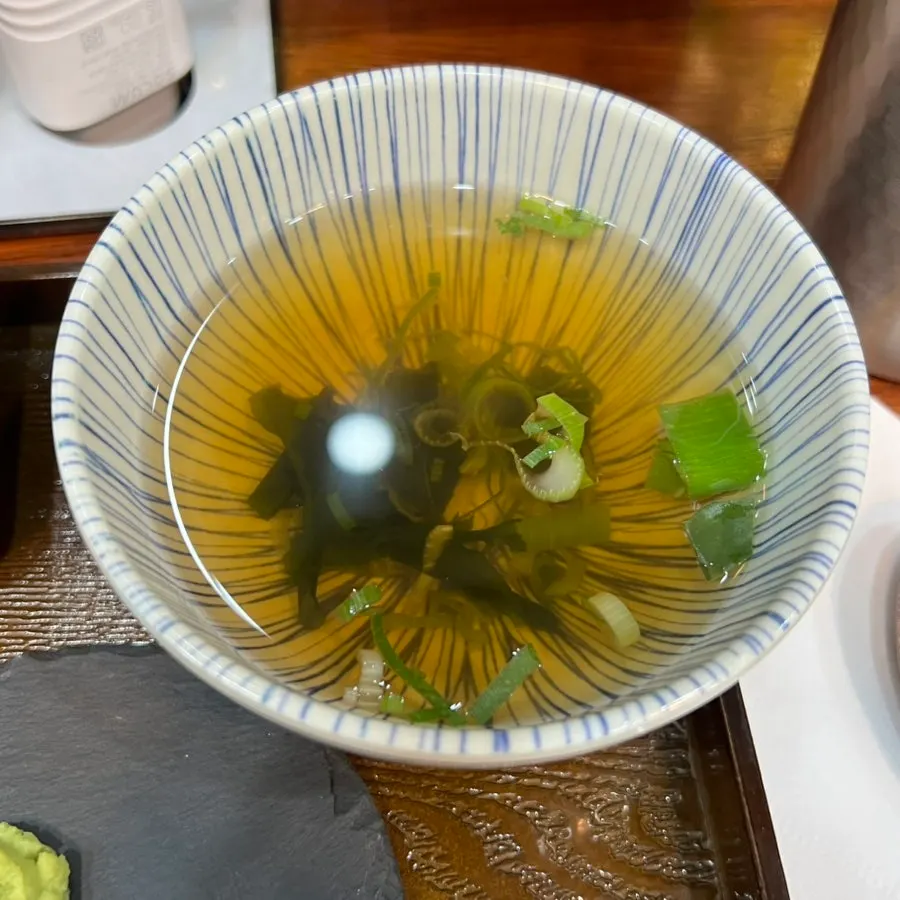 Salad included with the set meal