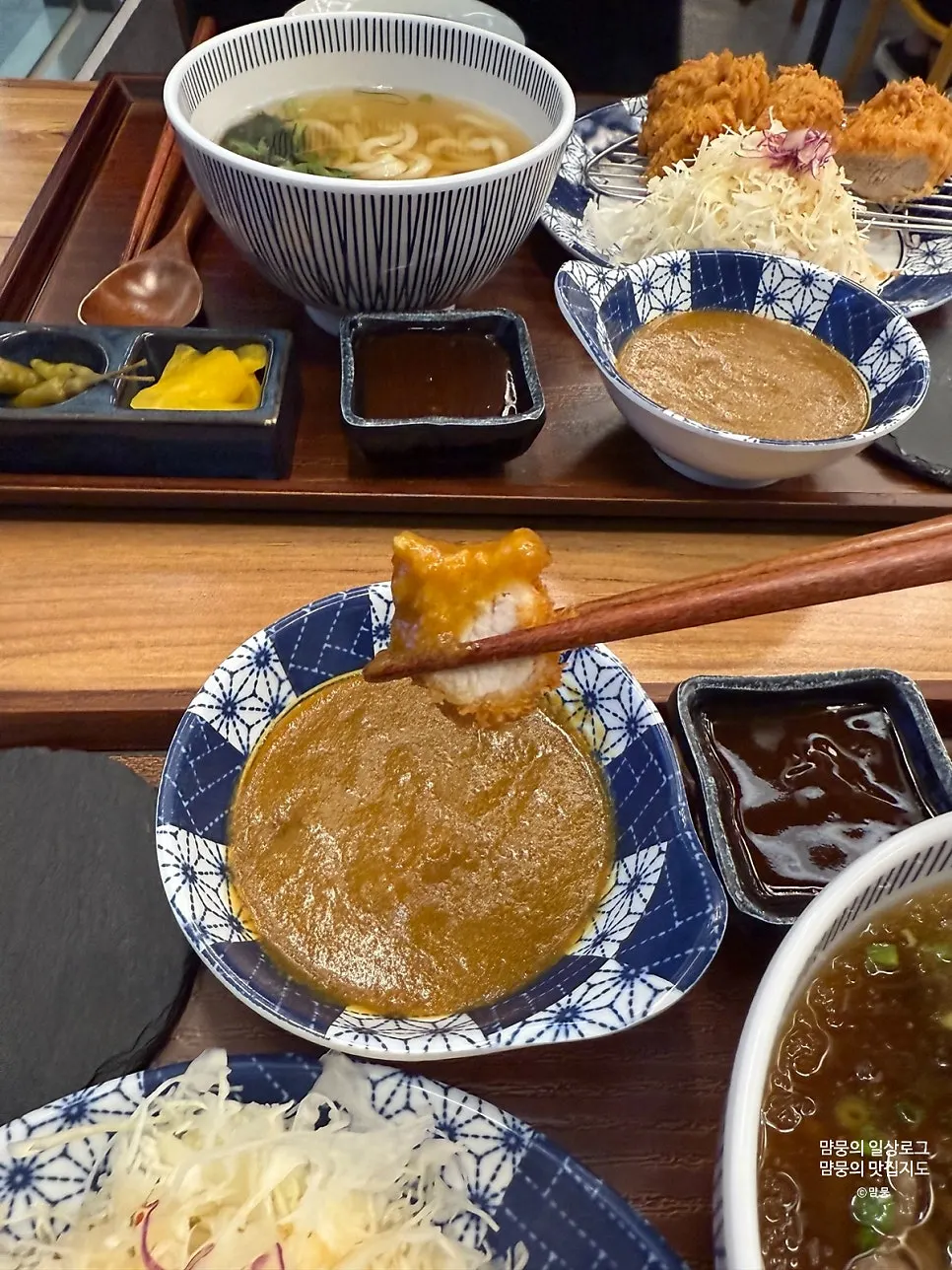 Tonkatsu near Pangyo Station Alphadom Tower with 3 hours free parking, set for two at Katsu Shokudo Pangyo Main Branch
