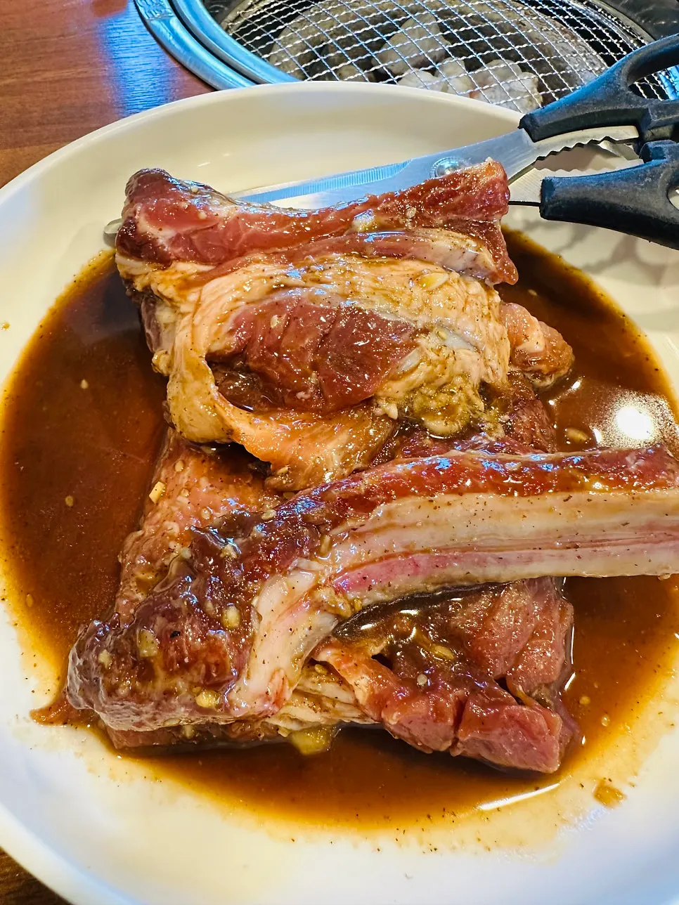 Hand-cut marinated pork galbi, 250g, 2 servings