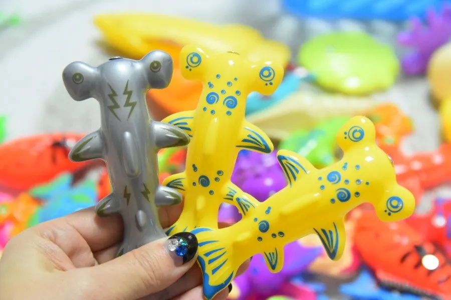 A variety of fish for the fishing game