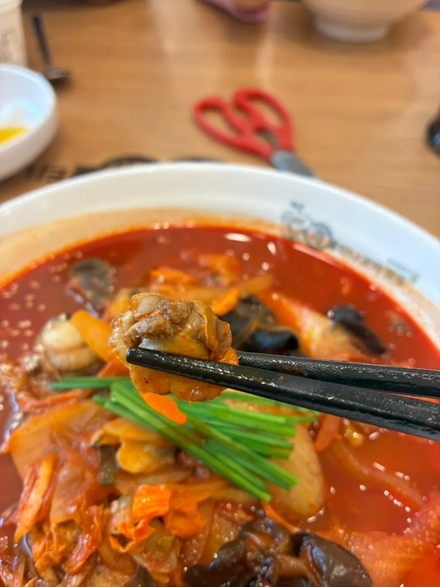 A full Chinese meal set on the table