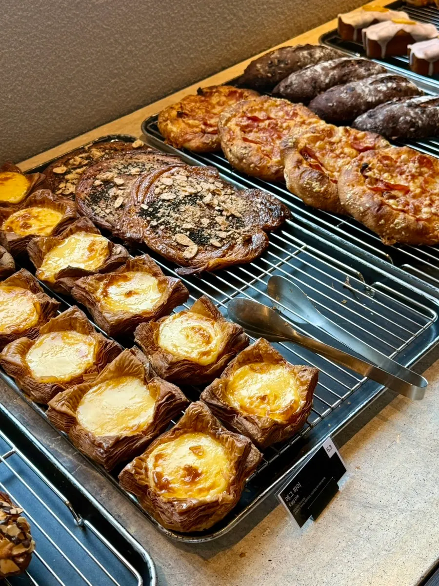 69-layer bread on the table