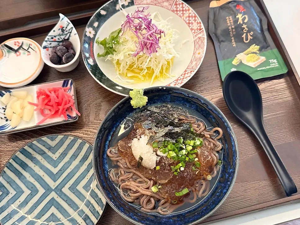 A bowl of cool cold soba