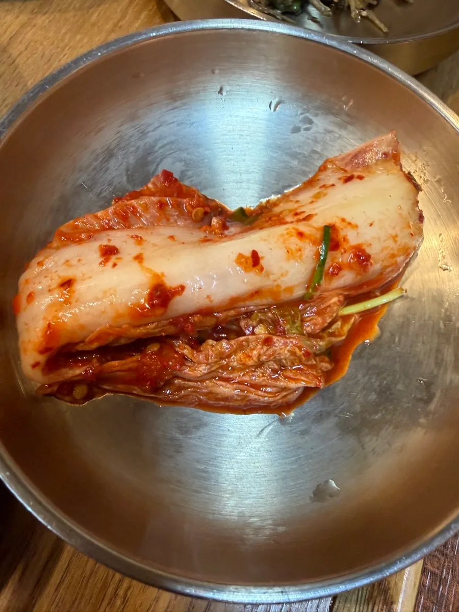 한정식 기본 반찬 접시