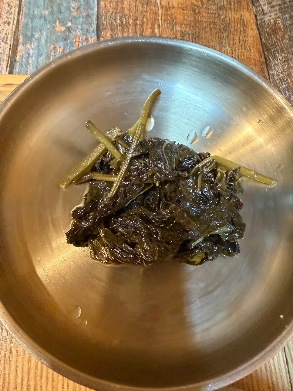 한정식 기본 반찬 접시