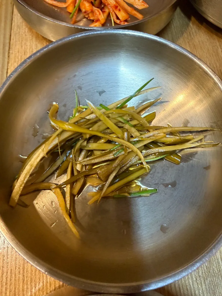 한정식 기본 반찬 접시