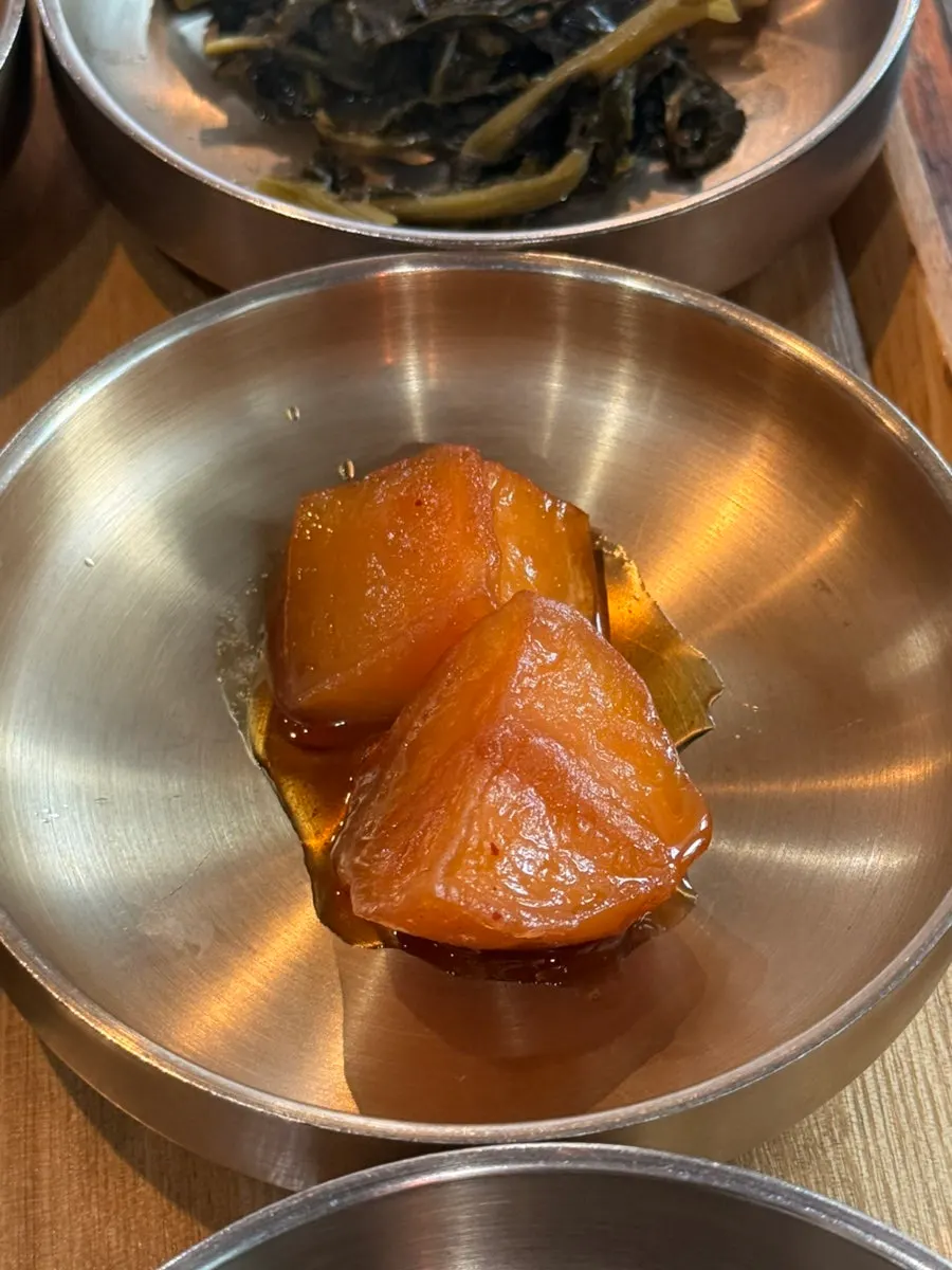 Yeolmu namul banchan