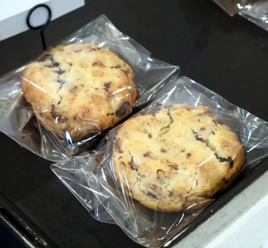 Plain scones with strawberry jam