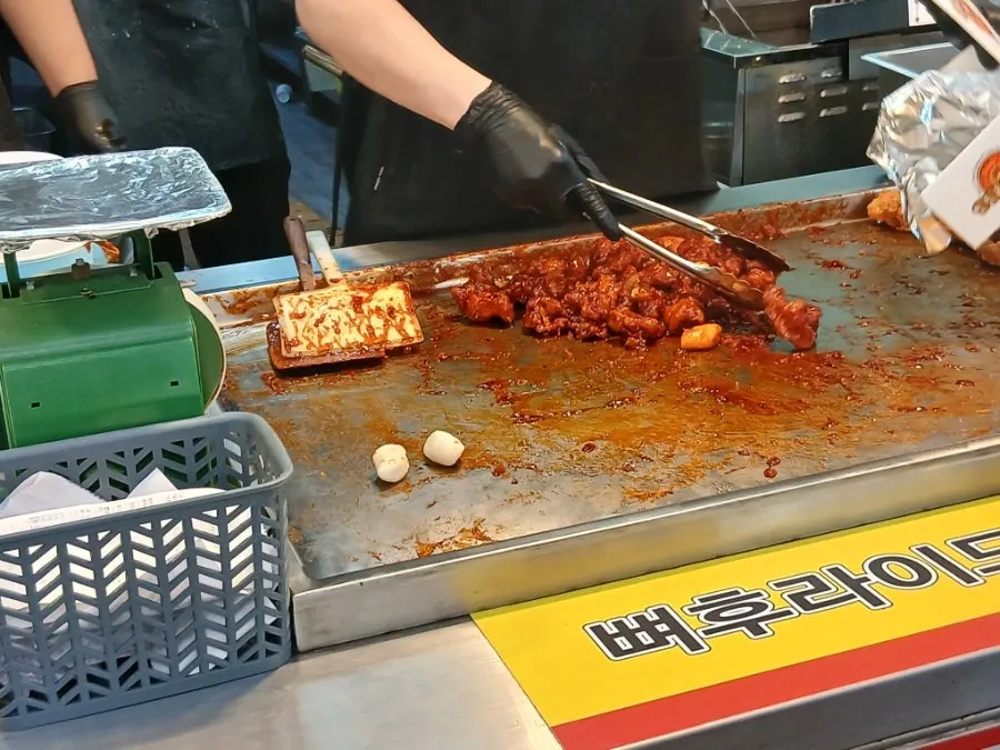 Menu spread from Gimssi Chicken Suyu Market Branch